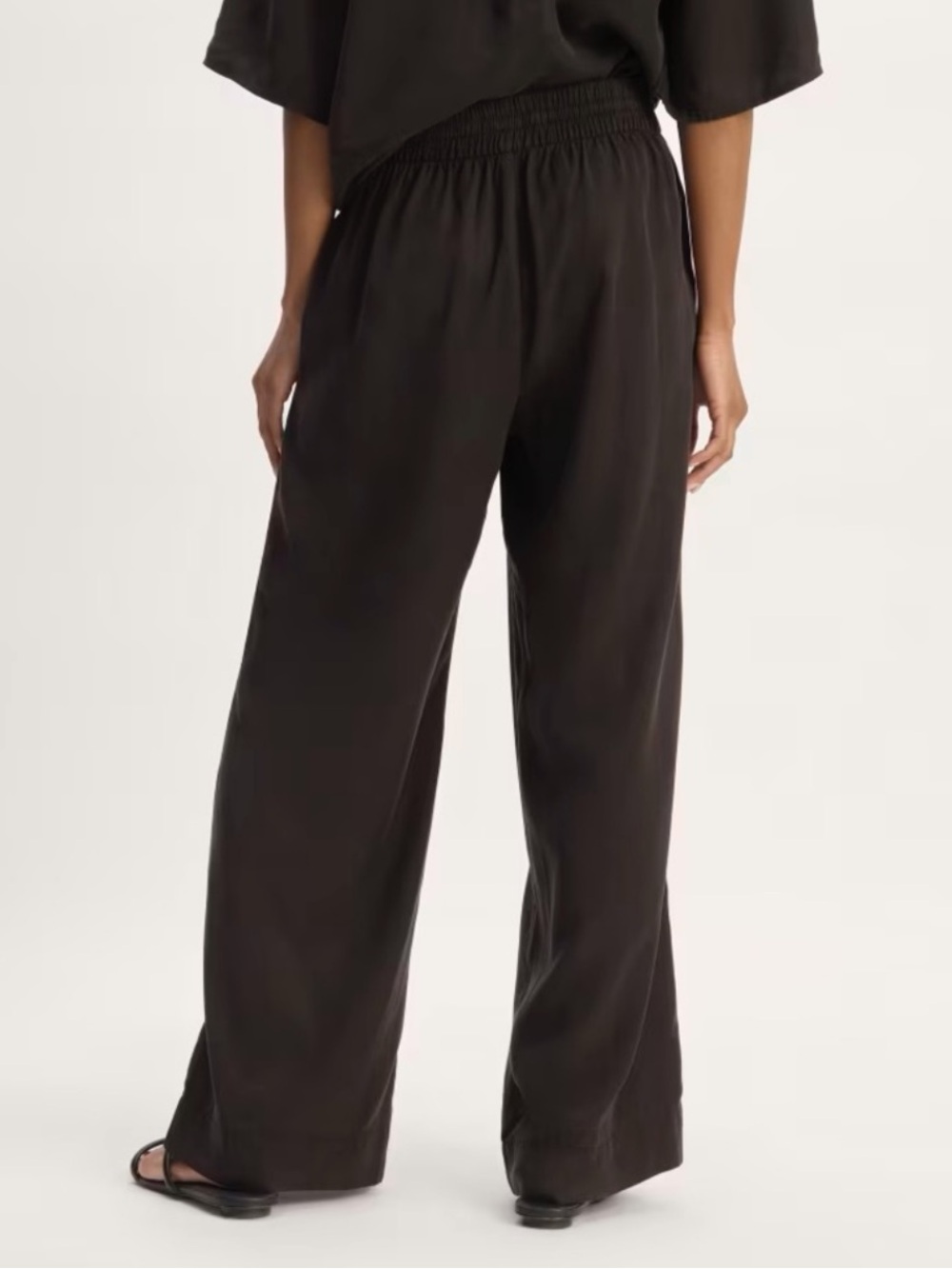 Everlane The Wide-Leg Pant in Butterlite Size L - Picture 2 of 14